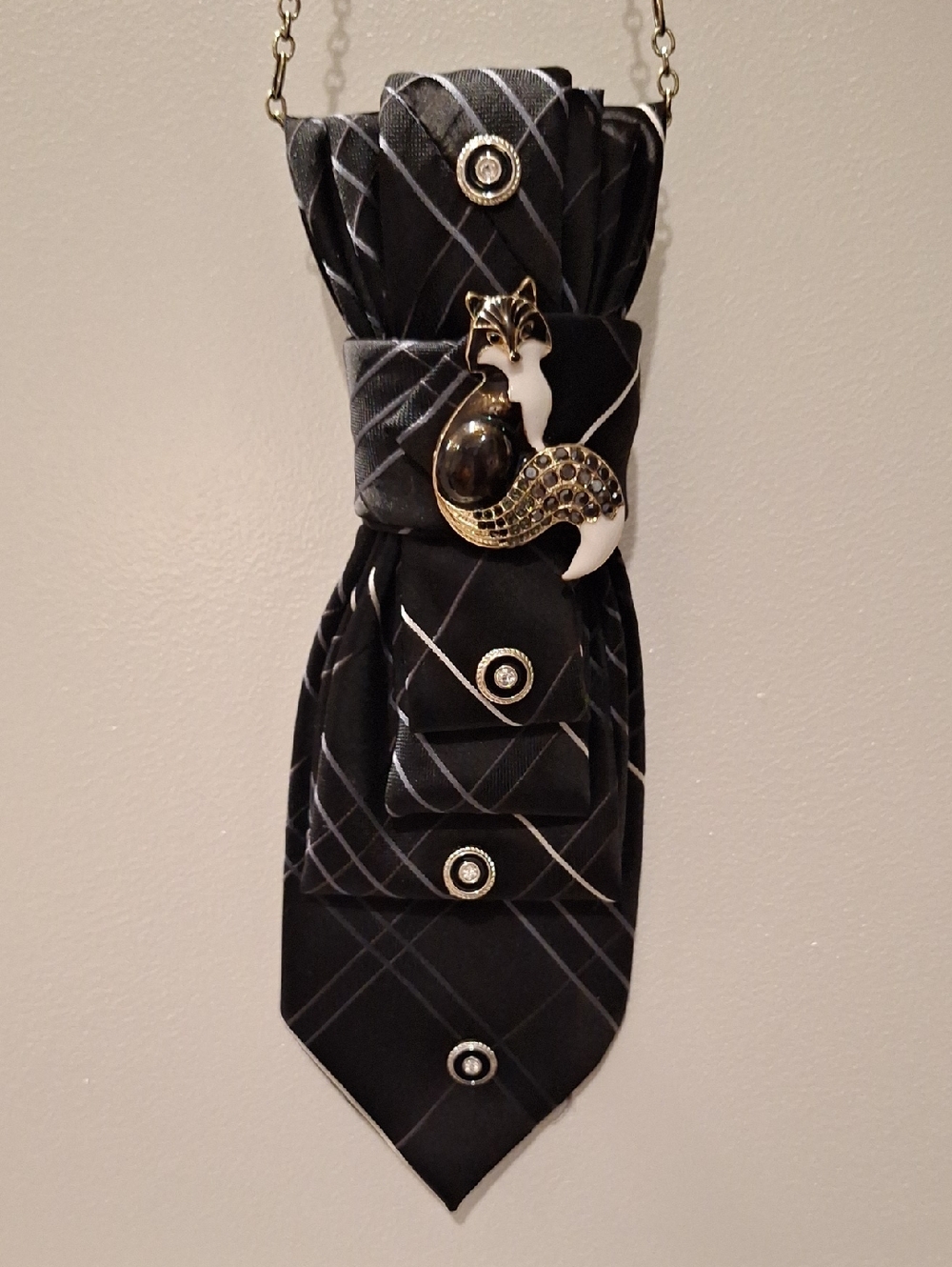 George Upcycled Necktie Necklace